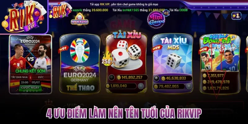 Về Chúng Tôi Rikvip - Sân Chơi Đổi Thưởng Xanh Chín #1 2 4 ưu điểm làm nên tên tuổi của Rikvip