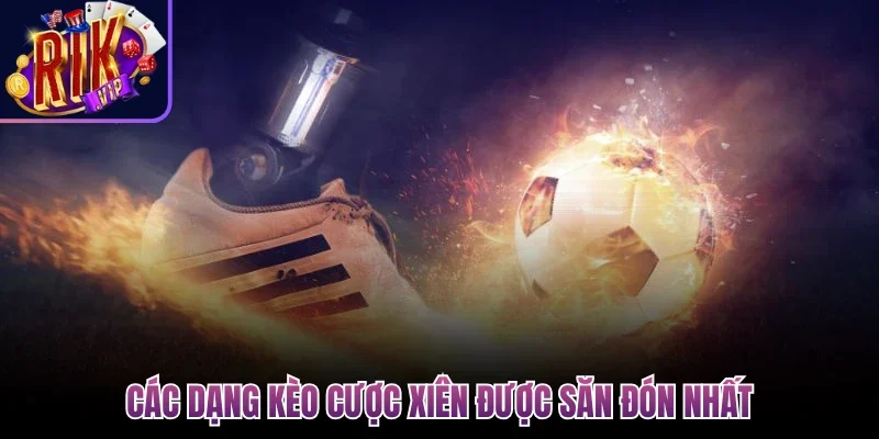 Đánh Xiên Trong Bóng Đá - Phương Pháp Tận Dụng Hiệu Quả 3 Các dạng kèo cược xiên được săn đón nhất